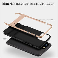 Load image into Gallery viewer, Plating Edge Kickstand Phone Case Back Cover for iPhone 11/11 Pro/11 Pro Max/XS Max/XR/XS/X/8 Plus/8/7 Plus/7