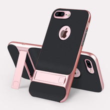 Load image into Gallery viewer, Plating Edge Kickstand Phone Case Back Cover for iPhone 11/11 Pro/11 Pro Max/XS Max/XR/XS/X/8 Plus/8/7 Plus/7