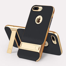 Load image into Gallery viewer, Plating Edge Kickstand Phone Case Back Cover for iPhone 11/11 Pro/11 Pro Max/XS Max/XR/XS/X/8 Plus/8/7 Plus/7