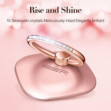 Load image into Gallery viewer, Phone Ring Stand With Swarovski Crystals
