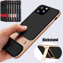 Load image into Gallery viewer, Plating Edge Kickstand Phone Case Back Cover for iPhone 11/11 Pro/11 Pro Max/XS Max/XR/XS/X/8 Plus/8/7 Plus/7
