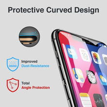 Load image into Gallery viewer, iPhone Xs Max Full Coverage Tempered Glass Screen Protector (Clear)