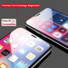Load image into Gallery viewer, iPhone Xs Max Full Coverage Tempered Glass Screen Protector (Clear)