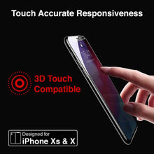 Load image into Gallery viewer, iPhone Xs Max Full Coverage Tempered Glass Screen Protector (Clear)