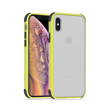 Load image into Gallery viewer, Silicone Bumper Matte Transparent Phone Case