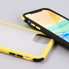 Load image into Gallery viewer, Silicone Bumper Matte Transparent Phone Case